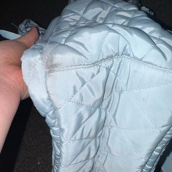 Vera Bradley Sky Blue Quilted Backpack - Picture 4 of 6